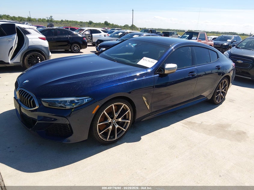 2020 BMW 8er VIN WBAGV8C03LCD76964 IAAI salvage auction — WATER/FLOOD, Salvage Title, sold $22,350 on 2026-07-13 (photo 2)