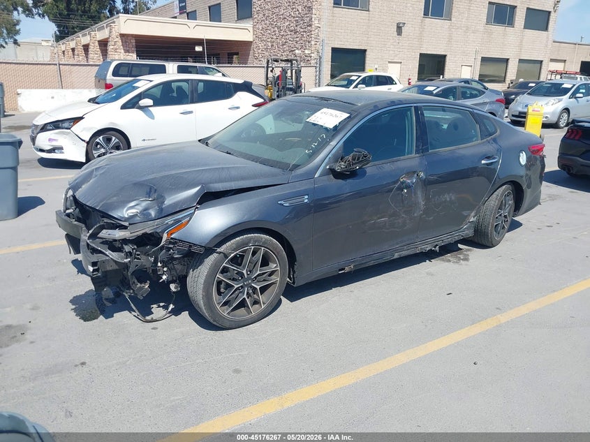 2020 Kia Optima VIN 5XXGT4L30LG433629 IAAI salvage auction — FRONT END, Salvage (California), sold $625 on 2026-07-29 (photo 2)