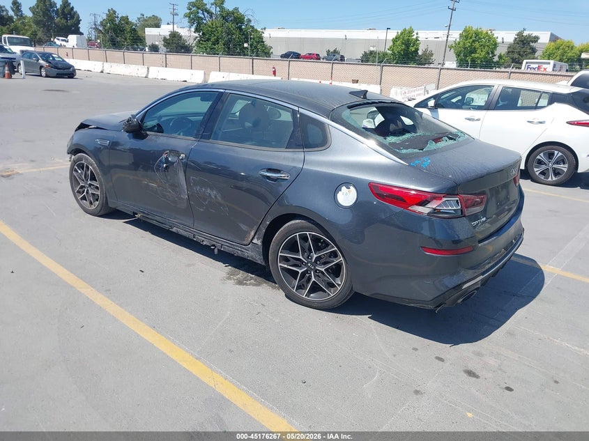 2020 Kia Optima VIN 5XXGT4L30LG433629 IAAI salvage auction — FRONT END, Salvage (California), sold $625 on 2026-07-29 (photo 3)