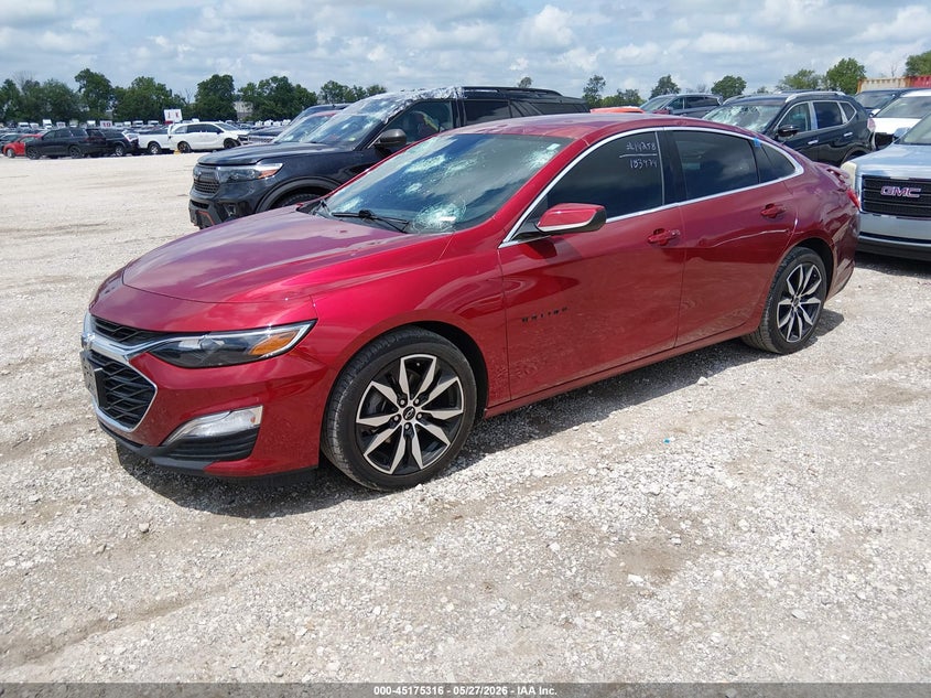 2024 Chevrolet Malibu VIN 1G1ZG5ST9RF183974 IAAI salvage auction — HAIL, Clear (Missouri), sold $9,200 on 2026-07-20 (photo 2)