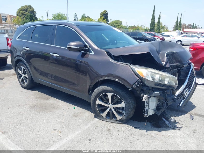 2016 Kia Sorento VIN 5XYPH4A1XGG056229 IAAI salvage auction — FRONT END, Salvage (California), sold $225 on 2026-07-23 (photo 1)