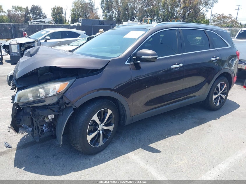 2016 Kia Sorento VIN 5XYPH4A1XGG056229 IAAI salvage auction — FRONT END, Salvage (California), sold $225 on 2026-07-23 (photo 2)