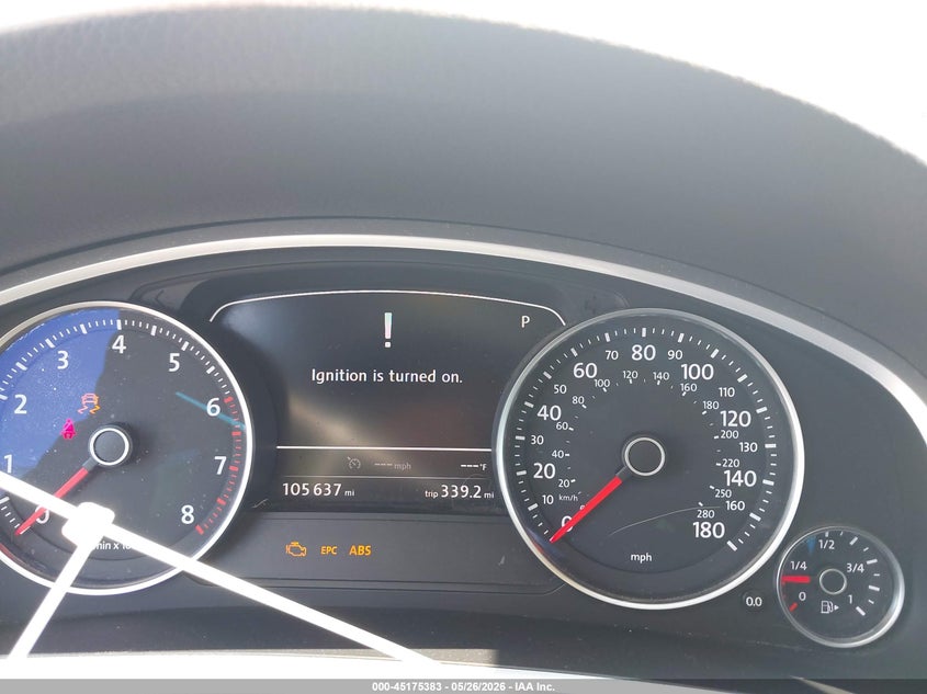 2013 Volkswagen Touareg VIN WVGEF9BP4DD000841 IAAI salvage auction — FRONT END, Original (Texas), sold $775 on 2026-07-28 (photo 7)