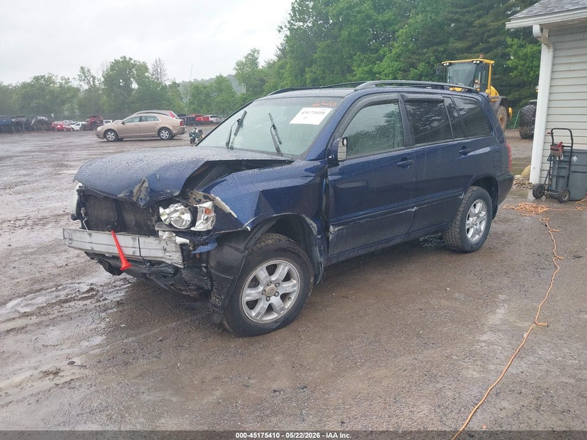 2002 Toyota Highlander VIN JTEGF21A620069144 IAAI salvage auction — FRONT END, Salvage (Ohio), sold $25 on 2026-07-06 (photo 2)