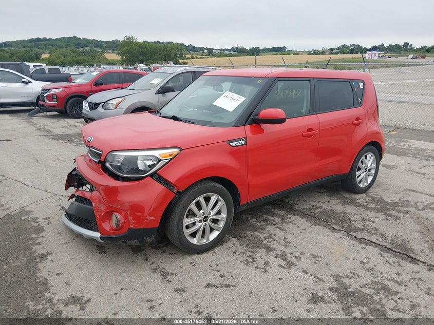 2018 Kia Soul VIN KNDJP3A58J7600396 IAAI salvage auction — FRONT END, Salvage (Missouri), sold $1,100 on 2026-07-16 (photo 2)