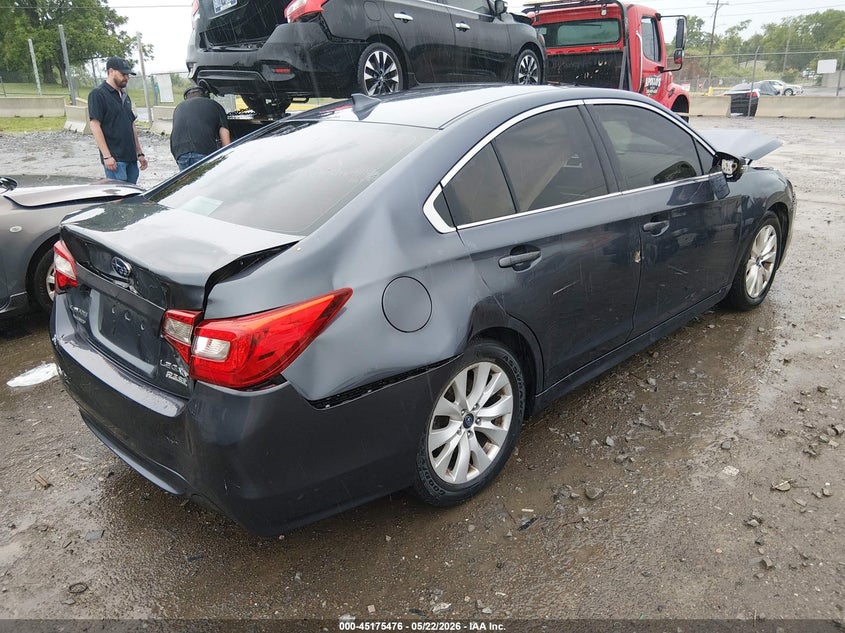 2017 Subaru LEGACY VIN 4S3BNAH61H3061120 IAAI salvage auction — FRONT END, Salvage (Tennessee), sold $750 on 2026-07-09 (photo 4)