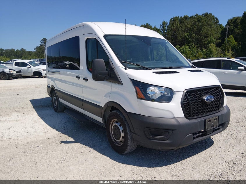 2021 Ford Transit-350 VIN 1FBAX2C88MKA85620 IAAI salvage auction — NORMAL WEAR, Sf97 (North Carolina), sold $24,600 on 2026-07-16 (photo 1)