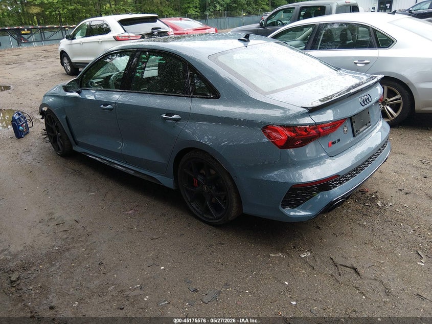 2024 Audi Rs3 VIN WUAG4DGY8RA910592 IAAI salvage auction — RIGHT FRONT, Salvage Title, sold $23,200 on 2026-07-27 (photo 3)
