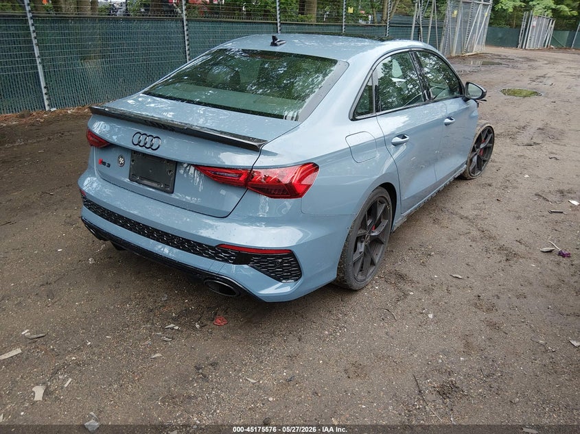 2024 Audi Rs3 VIN WUAG4DGY8RA910592 IAAI salvage auction — RIGHT FRONT, Salvage Title, sold $23,200 on 2026-07-27 (photo 4)