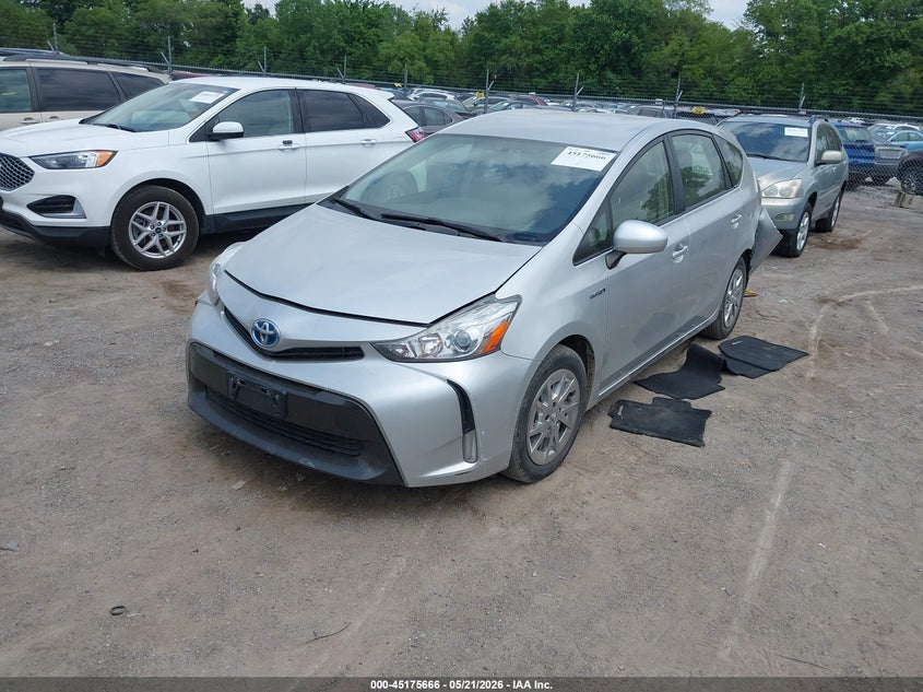2016 Toyota Prius v VIN JTDZN3EU4GJ040799 IAAI salvage auction — REAR END, Salvage (Iowa), sold $3,900 on 2026-07-13 (photo 2)