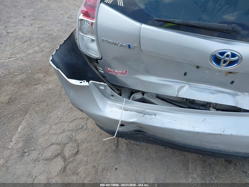 2016 Toyota Prius v VIN JTDZN3EU4GJ040799 IAAI salvage auction — REAR END, Salvage (Iowa), sold $3,900 on 2026-07-13 (photo 6)