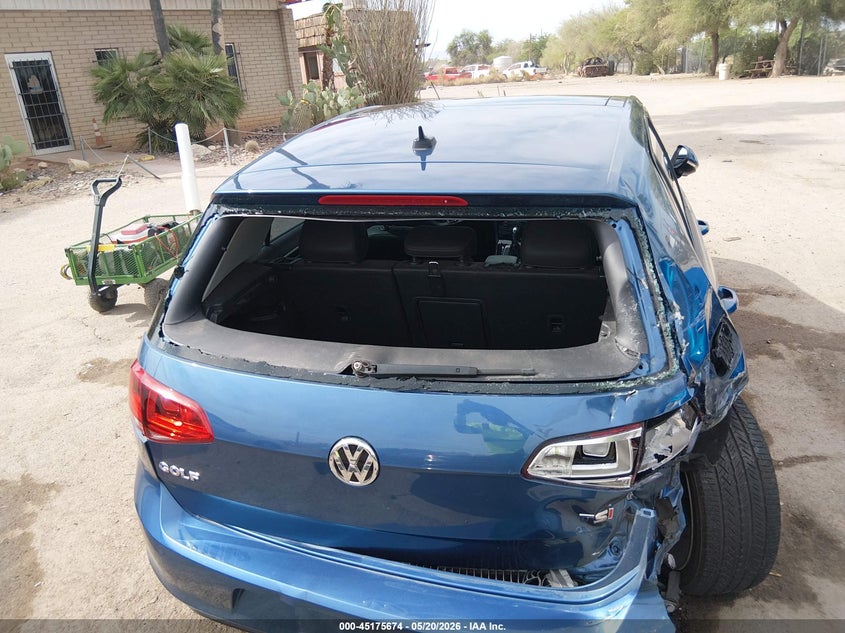 2015 Volkswagen Golf VIN 3VW217AU3FM013389 IAAI salvage auction — RIGHT REAR, Salvage (Arizona), sold $1,600 on 2026-07-09 (photo 6)