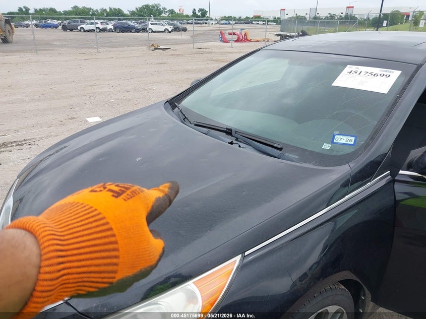 2011 Hyundai Sonata VIN 5NPEC4ACXBH199643 IAAI salvage auction — HAIL, Original (Texas), sold $25 on 2026-07-28 (photo 6)