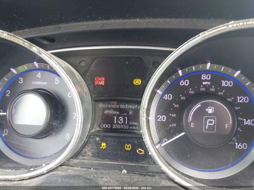 2011 Hyundai Sonata VIN 5NPEC4ACXBH199643 IAAI salvage auction — HAIL, Original (Texas), sold $25 on 2026-07-28 (photo 7)