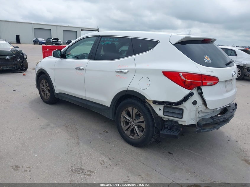 2014 Hyundai Santa fe VIN 5XYZT3LB3EG177141 IAAI salvage auction — RIGHT SIDE, Original (Texas), sold $2,650 on 2026-07-22 (photo 3)