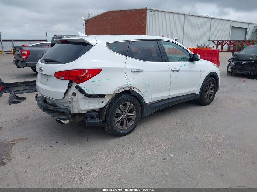 2014 Hyundai Santa fe VIN 5XYZT3LB3EG177141 IAAI salvage auction — RIGHT SIDE, Original (Texas), sold $2,650 on 2026-07-22 (photo 4)