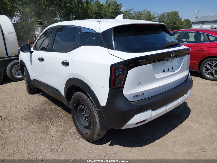 2025 Nissan Kicks VIN 3N8AP6BB0SL307325 IAAI salvage auction — THEFT, Salvage Title, sold $9,700 on 2026-07-29 (photo 3)