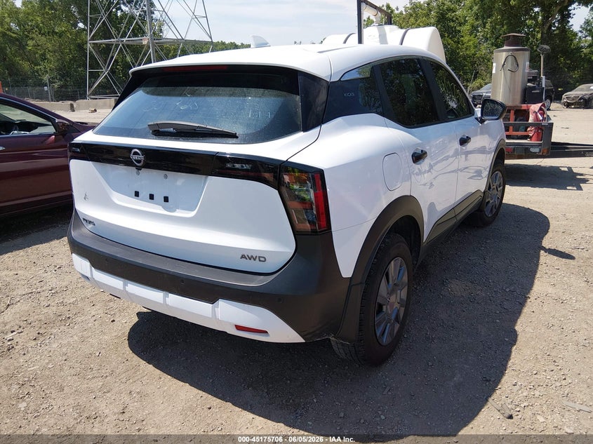 2025 Nissan Kicks VIN 3N8AP6BB0SL307325 IAAI salvage auction — THEFT, Salvage Title, sold $9,700 on 2026-07-29 (photo 4)