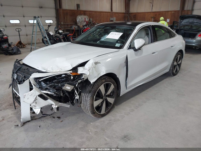 2025 Audi A5 VIN WAU3BCFU3SN053765 IAAI salvage auction — FRONT END, Mv-907A (New York), sold $10,000 on 2026-07-24 (photo 2)