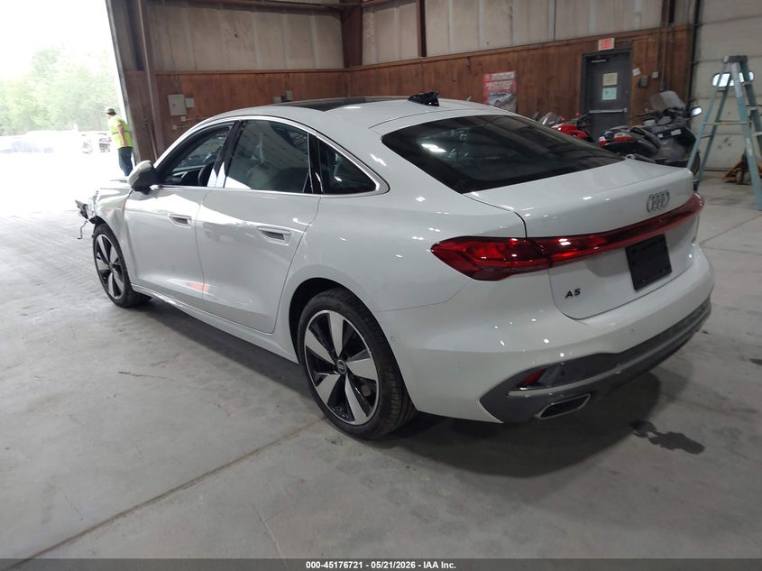 2025 Audi A5 VIN WAU3BCFU3SN053765 IAAI salvage auction — FRONT END, Mv-907A (New York), sold $10,000 on 2026-07-24 (photo 3)