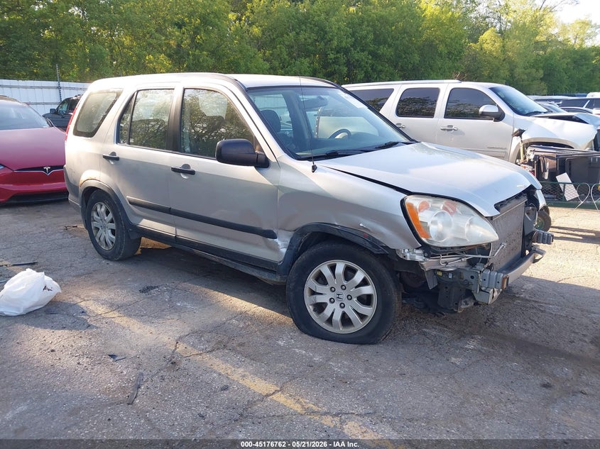 2006 Honda Cr-v VIN JHLRD78566C008943 IAAI salvage auction — FRONT END, Clear (Michigan), sold $475 on 2026-07-13 (photo 1)
