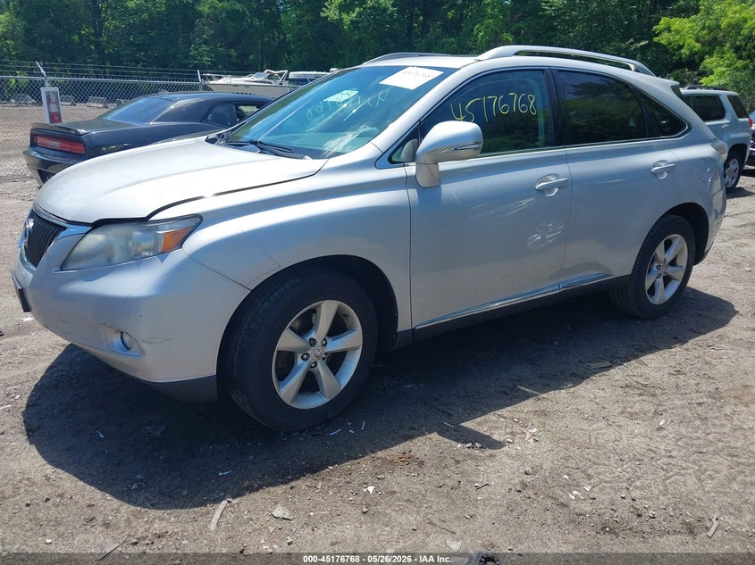 2010 Lexus Rx VIN 2T2BK1BA2AC034877 IAAI salvage auction — SIDE, Clear (Massachusetts), sold $2,850 on 2026-07-22 (photo 2)