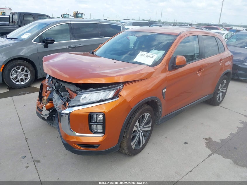2020 Mitsubishi Outlander VIN JA4AP3AU1LU028996 IAAI salvage auction — FRONT END, Original (Texas), sold $1,900 on 2026-07-28 (photo 2)