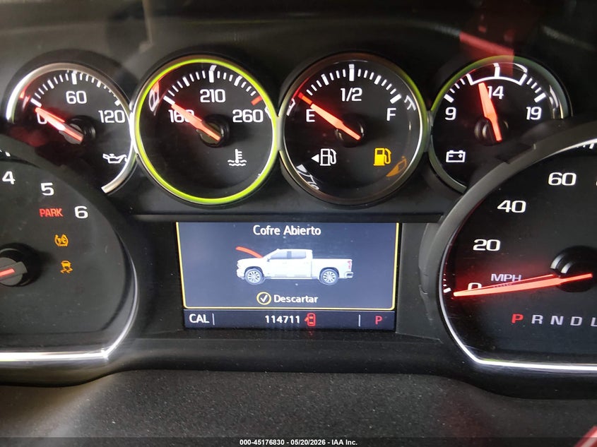 2020 Chevrolet Silverado 1500 VIN 3GCUYEED8LG106389 IAAI salvage auction — Burn Engine, Salvage (Arizona), sold $10,250 on 2026-08-25 (photo 7)