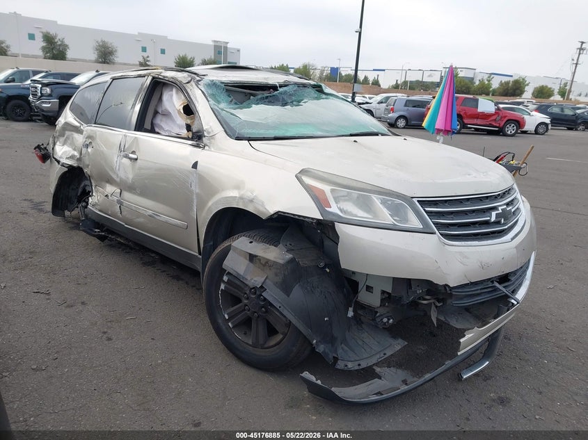 2016 Chevrolet Traverse VIN 1GNKRGKDXGJ263003 IAAI salvage auction — ROLLOVER, Non-Repairable Certificate (California), sold $425 on 2026-08-02 (photo 1)