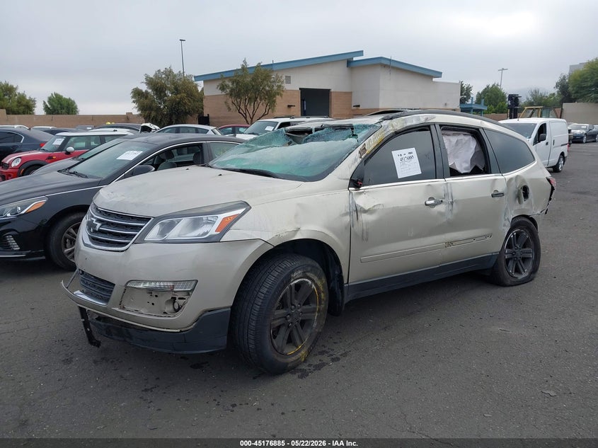2016 Chevrolet Traverse VIN 1GNKRGKDXGJ263003 IAAI salvage auction — ROLLOVER, Non-Repairable Certificate (California), sold $425 on 2026-08-02 (photo 2)
