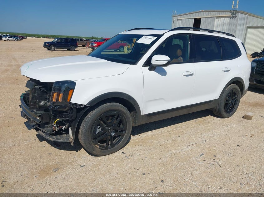 2024 Kia Telluride VIN 5XYP3DGC1RG517943 IAAI salvage auction — FRONT END, Salvage Title, sold $100 on 2026-07-30 (photo 2)
