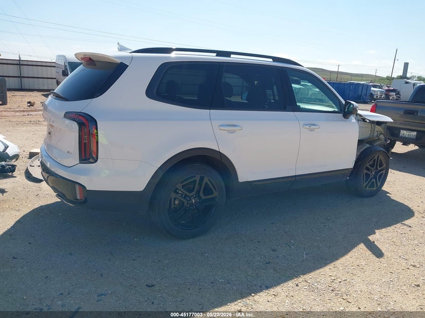 2024 Kia Telluride VIN 5XYP3DGC1RG517943 IAAI salvage auction — FRONT END, Salvage Title, sold $100 on 2026-07-30 (photo 4)
