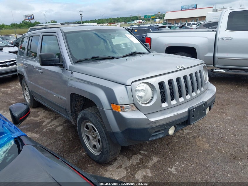 2016 Jeep Liberty (patriot) VIN 1C4NJPBA1GD524407 IAAI salvage auction — LEFT SIDE, Salvage Title, sold $850 on 2026-07-22 (photo 1)