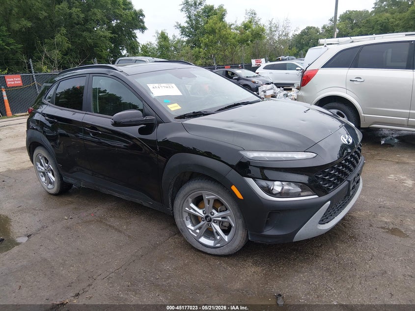 2022 Hyundai Kona VIN KM8K32ABXNU789684 IAAI salvage auction — HAIL, Salvage (Missouri), sold $2,500 on 2026-07-18 (photo 1)