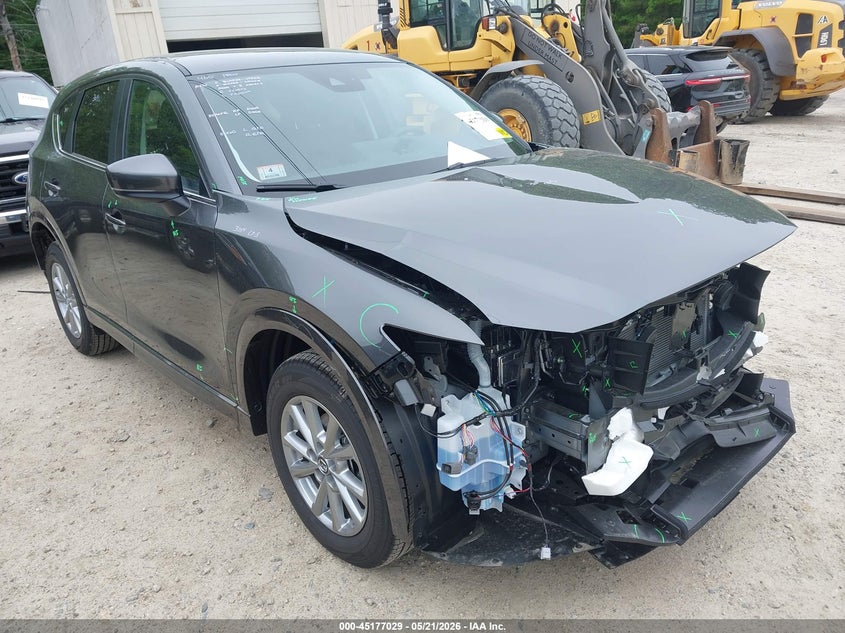 2025 Mazda Cx-5 VIN JM3KFBBL1S0800844 IAAI salvage auction — FRONT END, Salvage (Massachusetts), sold $8,100 on 2026-07-21 (photo 1)