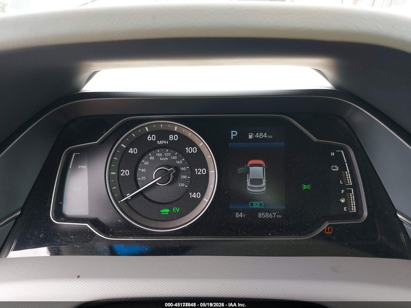 2020 Hyundai Ioniq hybrid VIN KMHC65LC5LU220614 IAAI salvage auction — REAR END, Sf97 (Texas), sold $3,100 on 2026-07-07 (photo 7)