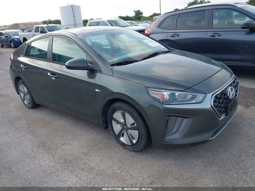 2020 Hyundai Ioniq hybrid VIN KMHC65LC5LU220614 IAAI salvage auction — REAR END, Sf97 (Texas), sold $3,100 on 2026-07-07 (photo 1)