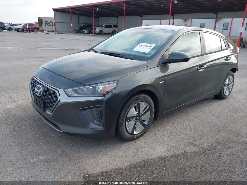2020 Hyundai Ioniq hybrid VIN KMHC65LC5LU220614 IAAI salvage auction — REAR END, Sf97 (Texas), sold $3,100 on 2026-07-07 (photo 2)