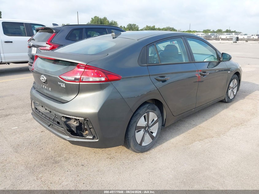 2020 Hyundai Ioniq hybrid VIN KMHC65LC5LU220614 IAAI salvage auction — REAR END, Sf97 (Texas), sold $3,100 on 2026-07-07 (photo 4)