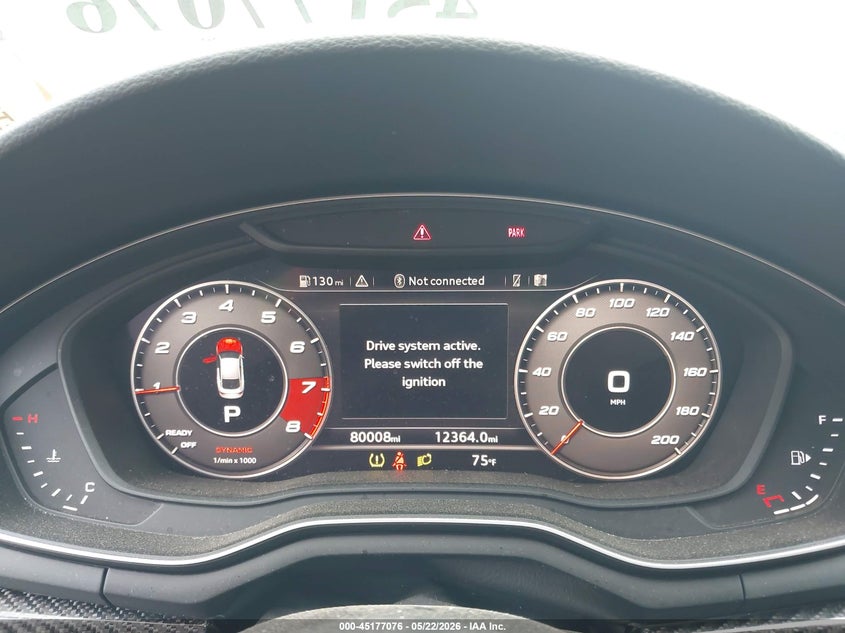 2019 Audi Rs5 VIN WUABWCF55KA904373 IAAI salvage auction — FRONT END, Salvage (Alabama), sold $25 on 2026-07-29 (photo 7)