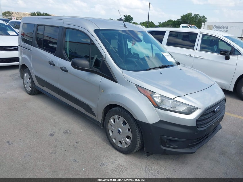 2021 Ford Transit connect VIN NM0GE9E29M1484133 IAAI salvage auction — HAIL, Sf97 (Texas), sold $11,900 on 2026-07-07 (photo 1)