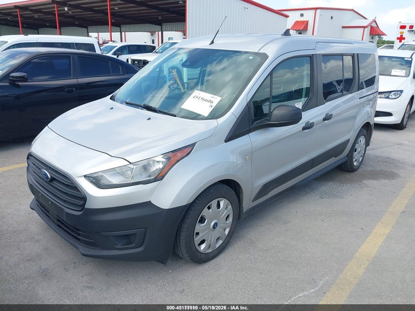 2021 Ford Transit connect VIN NM0GE9E29M1484133 IAAI salvage auction — HAIL, Sf97 (Texas), sold $11,900 on 2026-07-07 (photo 2)