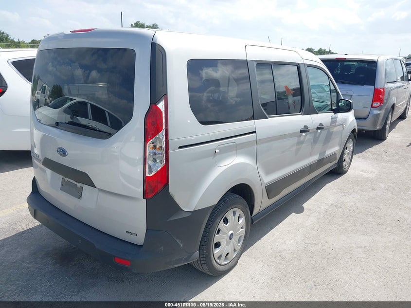 2021 Ford Transit connect VIN NM0GE9E29M1484133 IAAI salvage auction — HAIL, Sf97 (Texas), sold $11,900 on 2026-07-07 (photo 4)