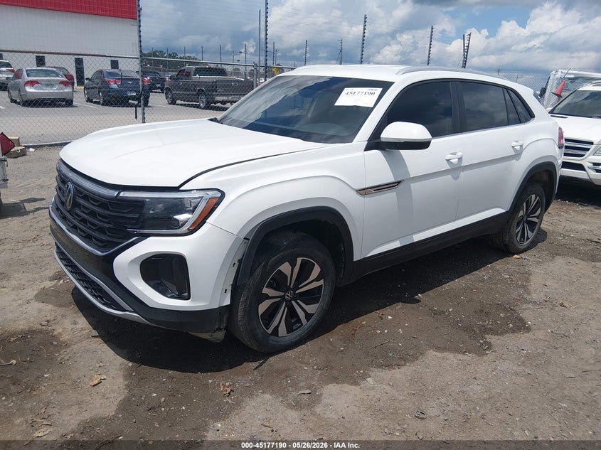 2024 Volkswagen Atlas cross sport VIN 1V2LE2CA2RC250252 IAAI salvage auction — HAIL, Salvage (Arkansas), sold $10,700 on 2026-08-22 (photo 2)