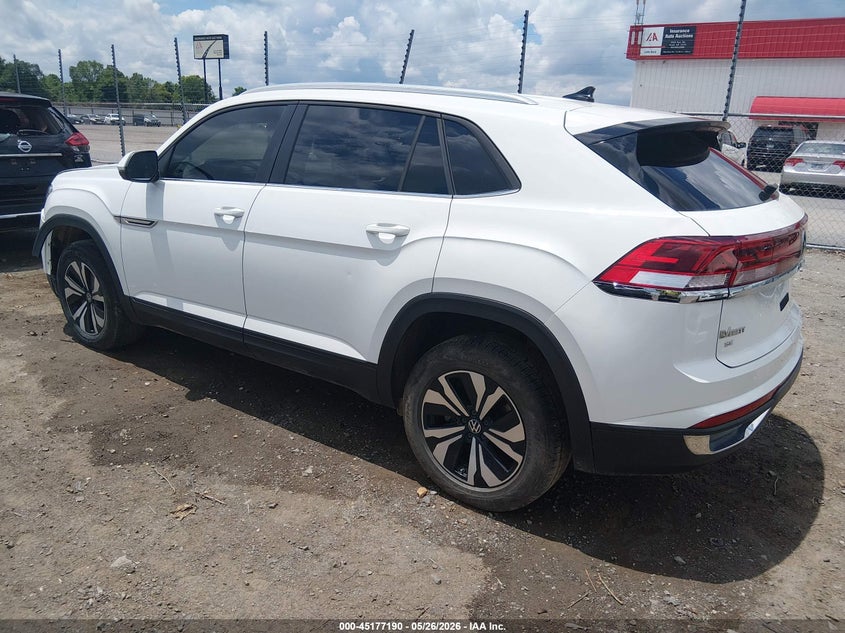2024 Volkswagen Atlas cross sport VIN 1V2LE2CA2RC250252 IAAI salvage auction — HAIL, Salvage (Arkansas), sold $10,700 on 2026-08-22 (photo 3)