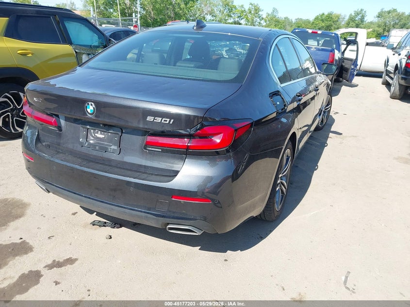 2023 BMW 5er VIN WBA13BJ04PWY16347 IAAI salvage auction — HAIL, Salvage Title, sold $17,250 on 2026-07-21 (photo 4)
