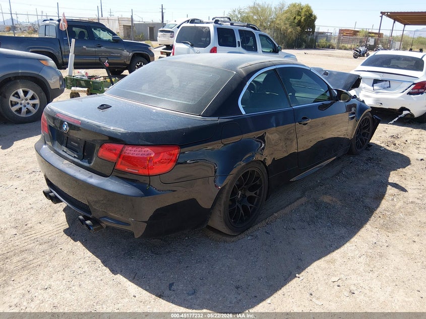 2011 BMW M3 VIN WBSDX9C50BE585007 IAAI salvage auction — FRONT END, Salvage (Texas), sold $4,100 on 2026-07-30 (photo 4)