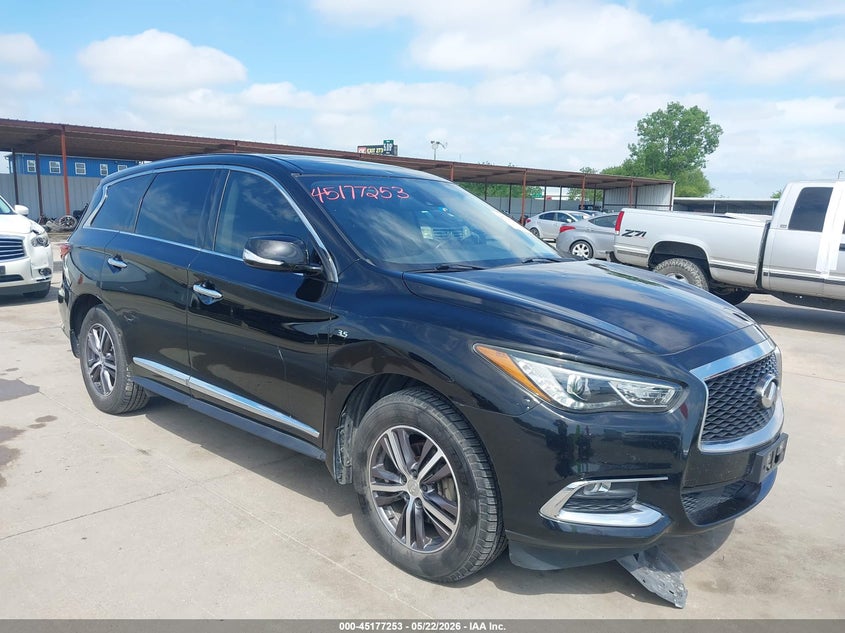 2019 Infiniti Qx60 VIN 5N1DL0MN1KC559326 IAAI salvage auction — SIDE, Original (Texas), sold $1,550 on 2026-07-29 (photo 1)