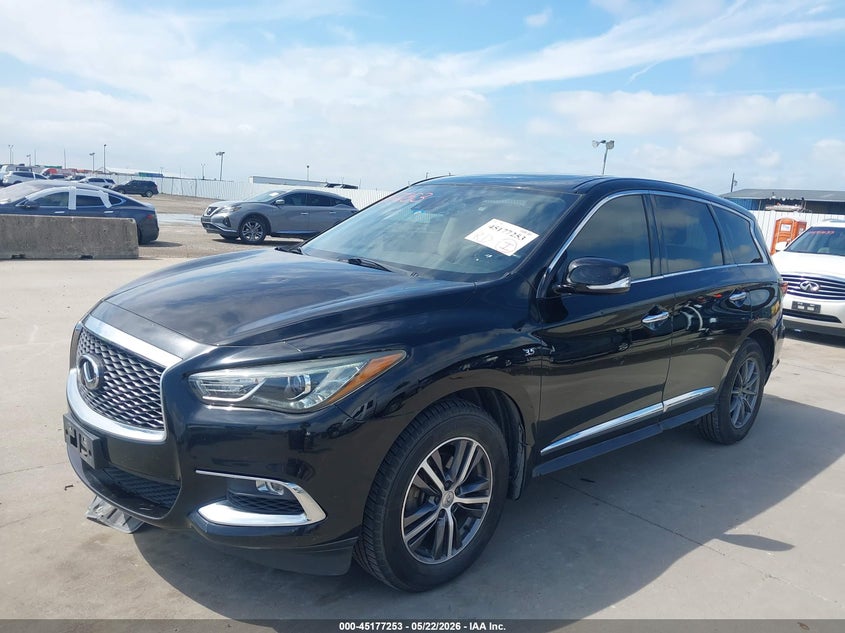 2019 Infiniti Qx60 VIN 5N1DL0MN1KC559326 IAAI salvage auction — SIDE, Original (Texas), sold $1,550 on 2026-07-29 (photo 2)