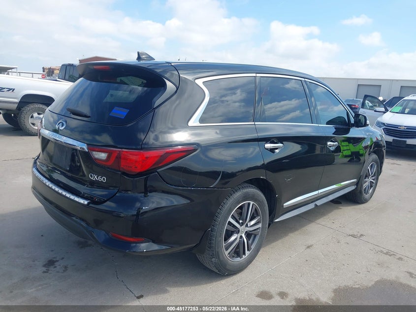 2019 Infiniti Qx60 VIN 5N1DL0MN1KC559326 IAAI salvage auction — SIDE, Original (Texas), sold $1,550 on 2026-07-29 (photo 4)